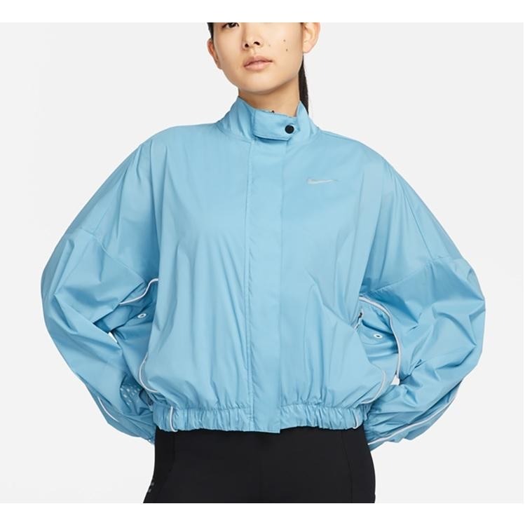 【WS】NIKE AS W NK RUN DVN JKT 女藍 跑步 運動 健身 外套 風衣外套 DQ5958-424-細節圖3