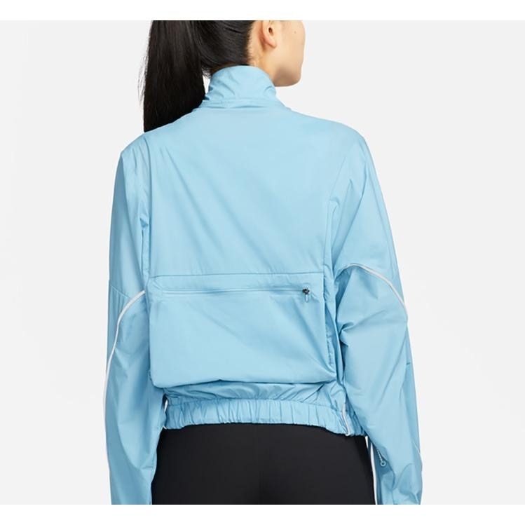 【WS】NIKE AS W NK RUN DVN JKT 女藍 跑步 運動 健身 外套 風衣外套 DQ5958-424-細節圖4