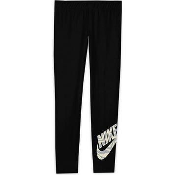 【WS】NIKE G LEGGING 童裝 女童 運動 跑步 內搭 黑 DC9761-010-細節圖4