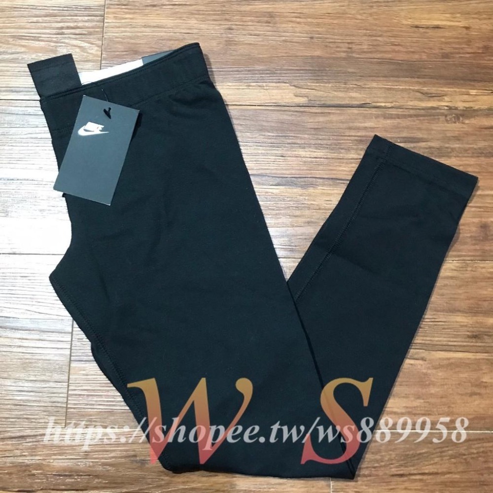 【WS】NIKE G LEGGING 童裝 女童 運動 跑步 內搭 黑 DC9761-010-細節圖8