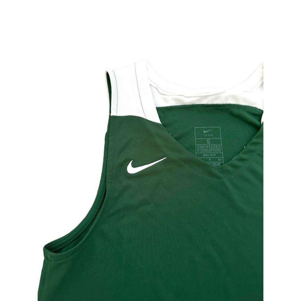 【WS】NIKE ELITE TEAM JERSEY 白綠 松山 隊服 籃球背心 球衣 AV2095-342-細節圖3