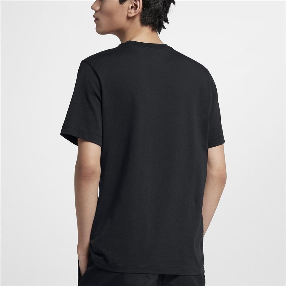 【WS】NIKE NSW TEE ICON 基本款 男款 黑白 運動 休閒 短袖 短T AR5005-010-細節圖4