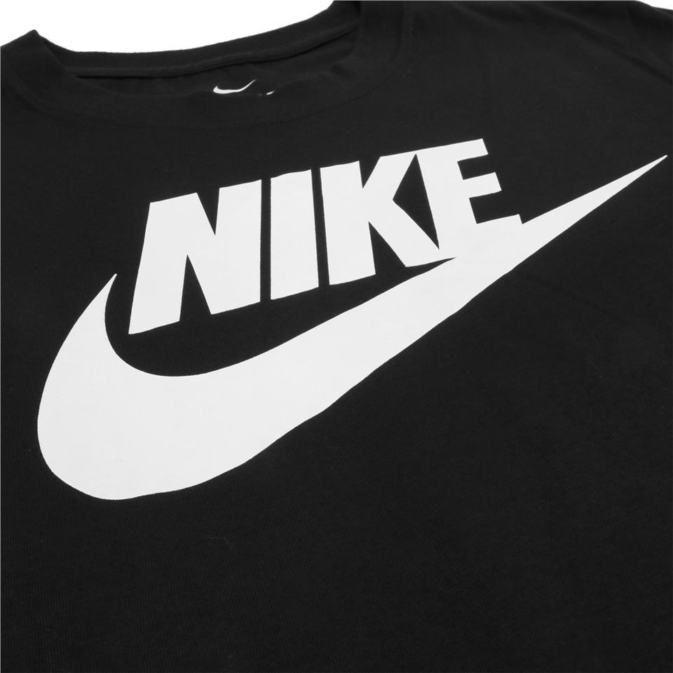 【WS】NIKE NSW TEE ICON 基本款 男款 黑白 運動 休閒 短袖 短T AR5005-010-細節圖5