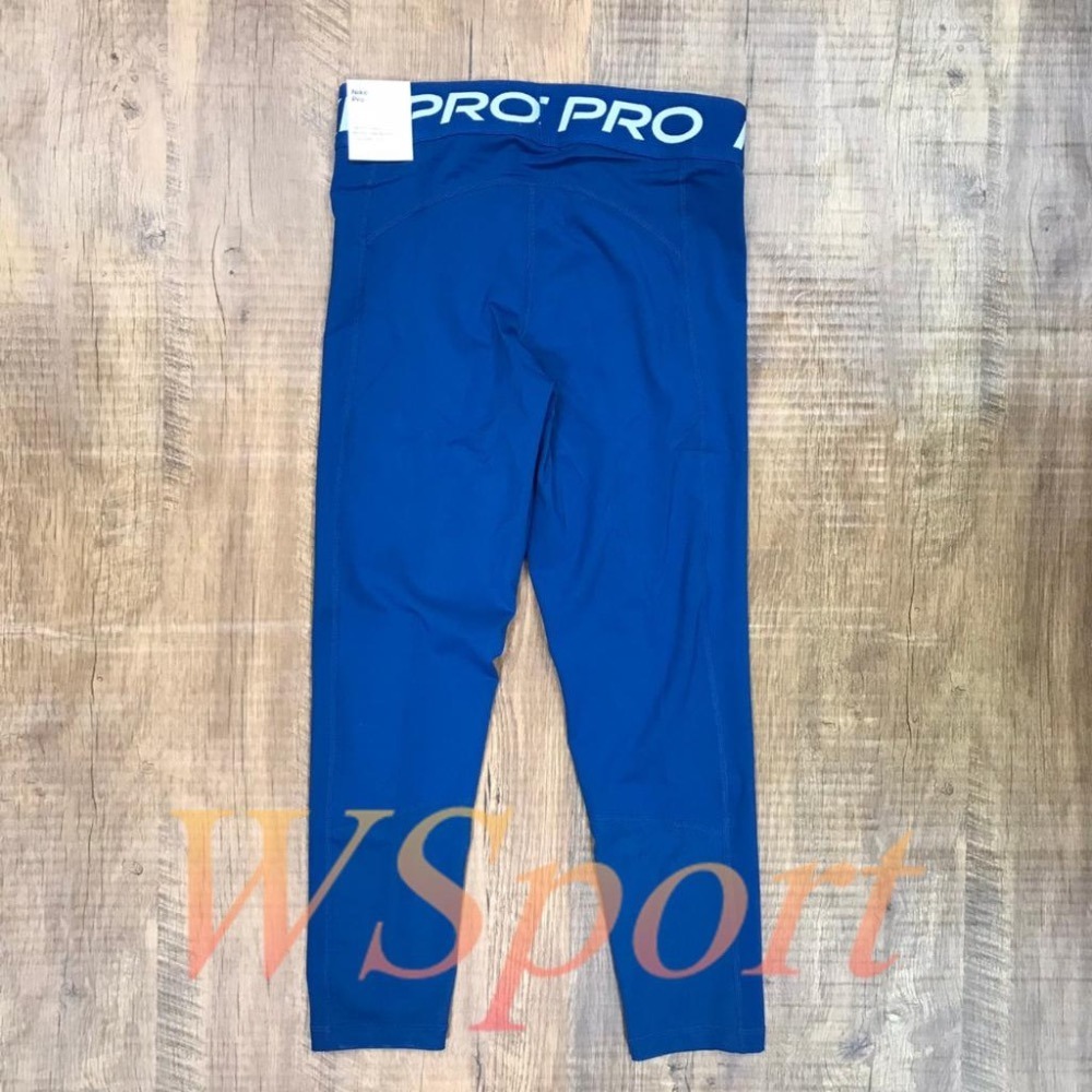 【WS】NIKE PRO TIGHT 女褲 藍色 運動 健身 慢跑 訓練 打底褲 長褲 緊身褲 CZ9805-476-細節圖2