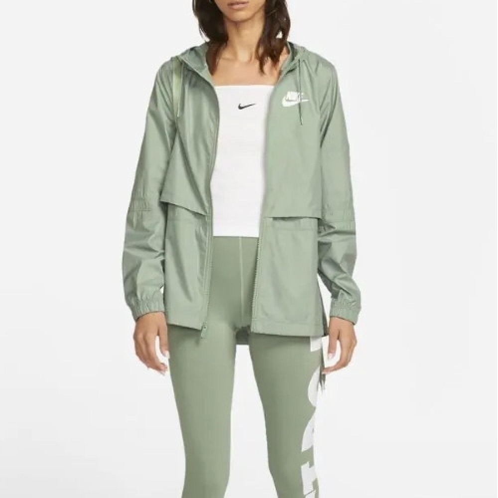 【WS】NIKE NSW JKT WVN 女款 保暖 運動 健身 休閒 風衣 連帽 外套 AJ2983-358-細節圖2