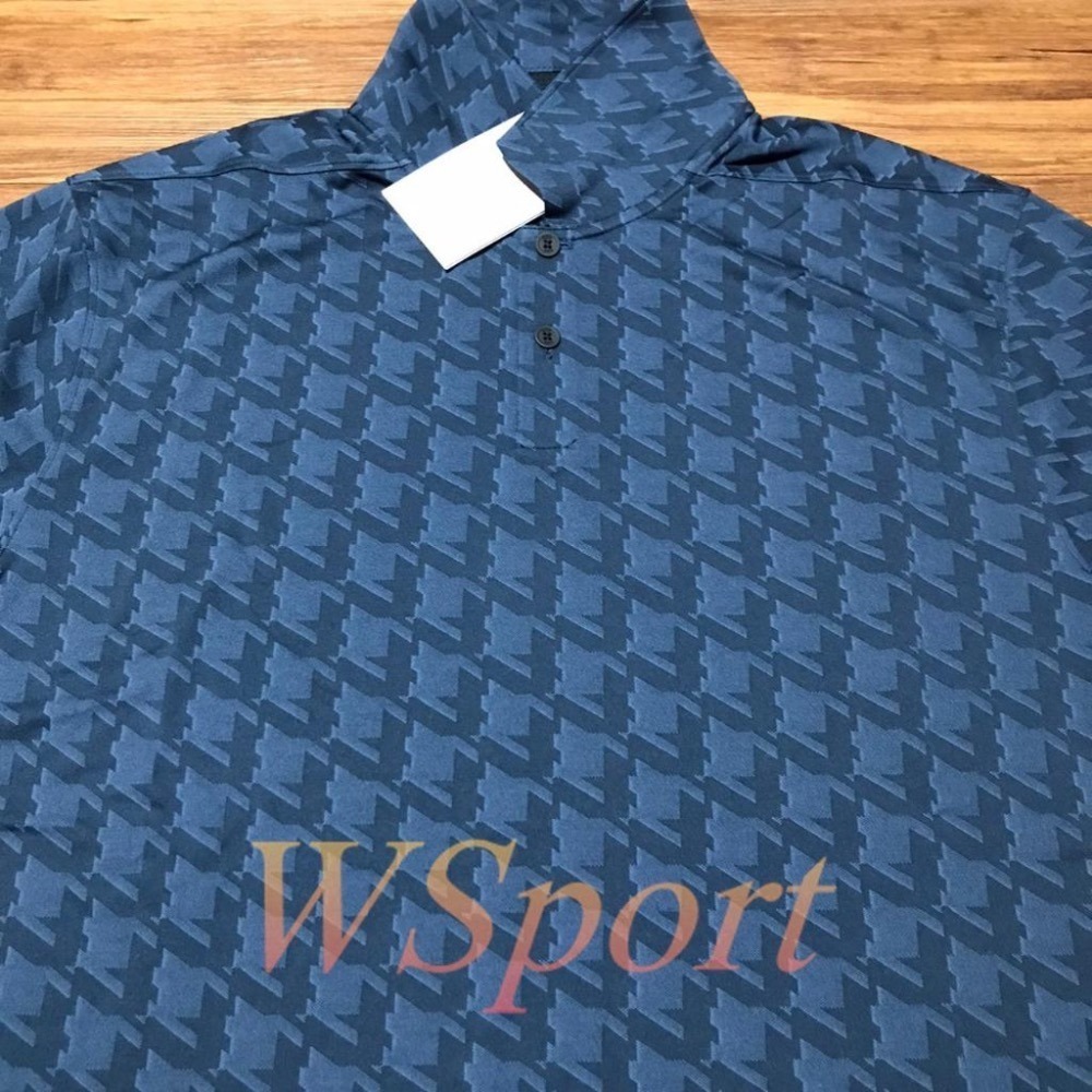 【WS】NIKE GOLF DRI-FIT VAPOR 高爾夫 千鳥格紋 運動 短袖 POLO衫 DA2975-451-細節圖3