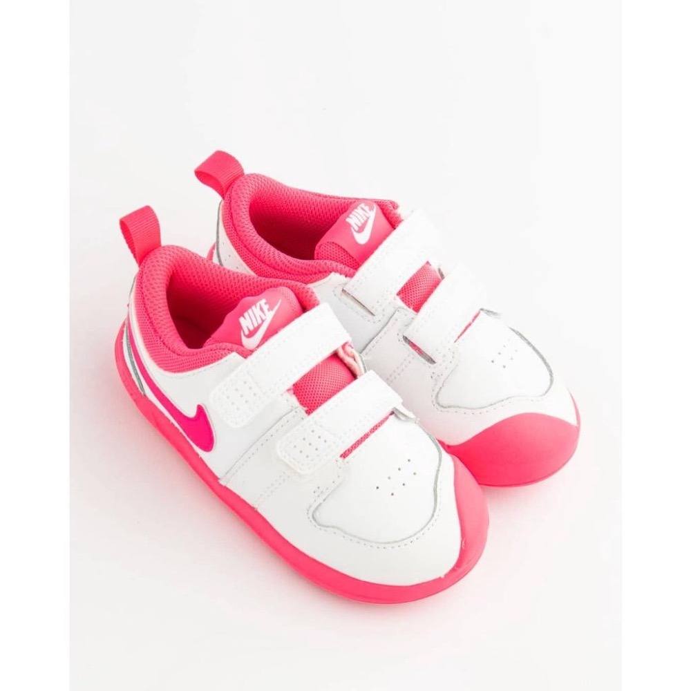 【WS】NIKE KIDS PICO 5 (TDV) 童鞋 小童 白桃粉 運動 休閒 布鞋 學步鞋 AR4162-104-細節圖6