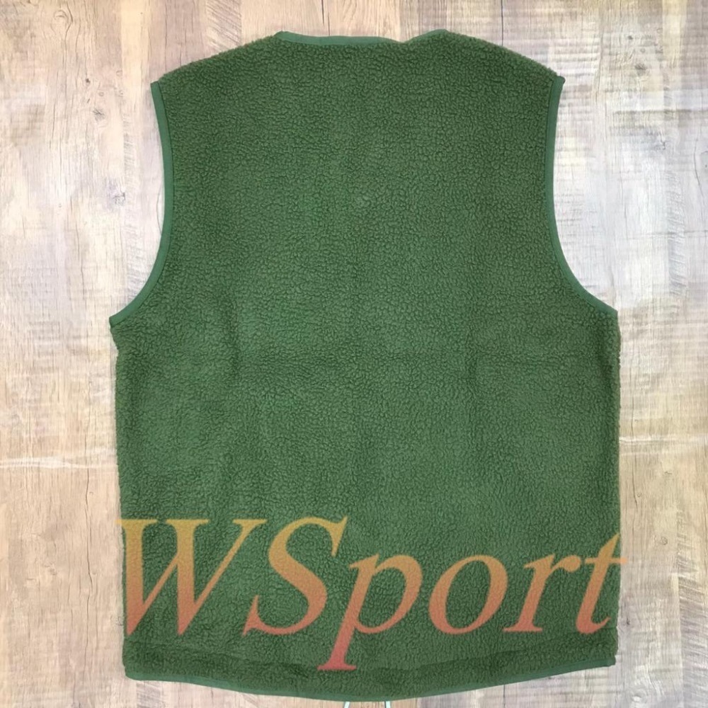 【WS】NIKE NSW VEST ACG 男款 綠色 刺繡 絨毛 拼接 羊羔毛 背心外套 DD5026-326-細節圖6