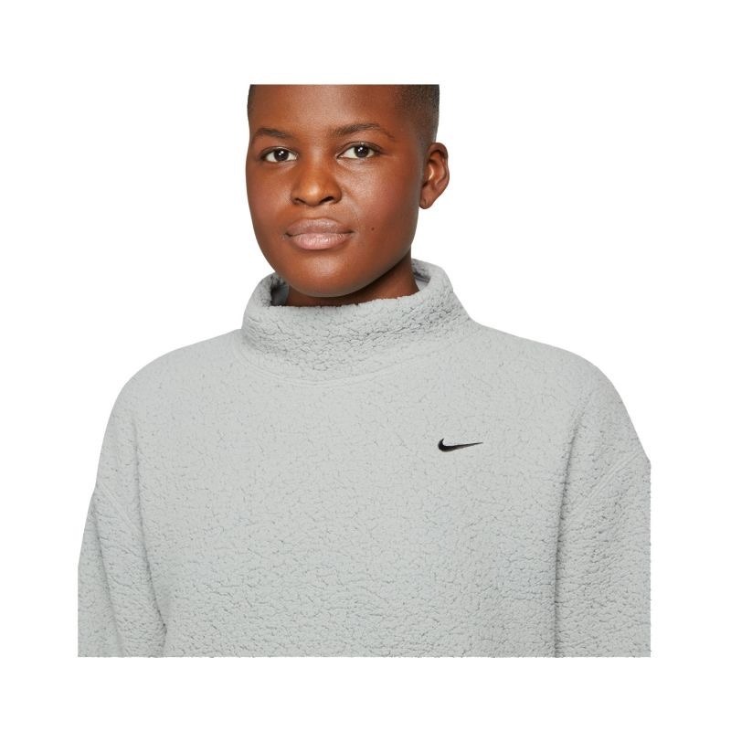 【WS】NIKE NSW TF COZY FL 女款 灰 運動 休閒 立領 搖粒絨 毛毛 外套 DD6488-073-細節圖3