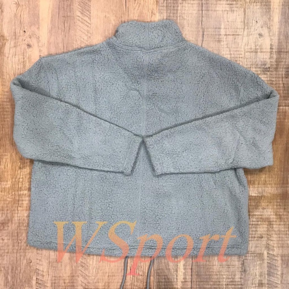 【WS】NIKE NSW TF COZY FL 女款 灰 運動 休閒 立領 搖粒絨 毛毛 外套 DD6488-073-細節圖6