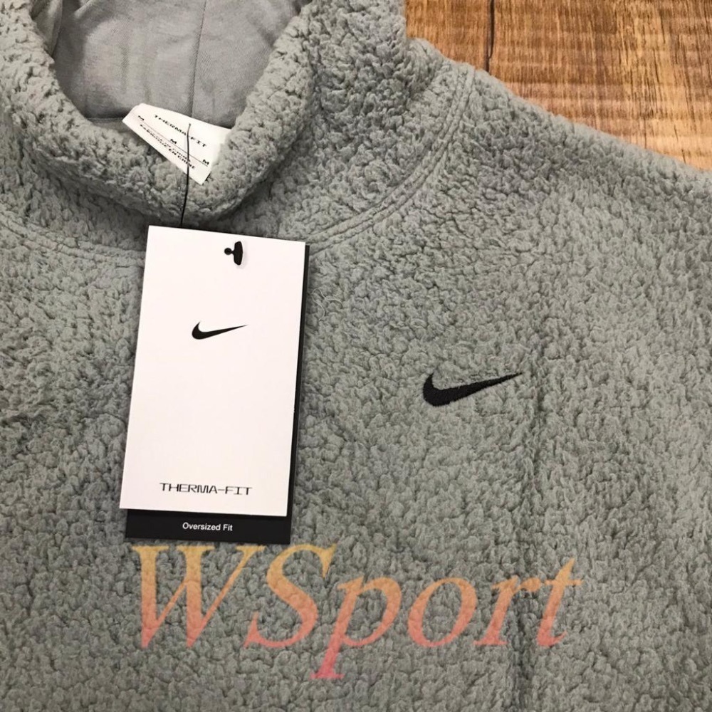 【WS】NIKE NSW TF COZY FL 女款 灰 運動 休閒 立領 搖粒絨 毛毛 外套 DD6488-073-細節圖8