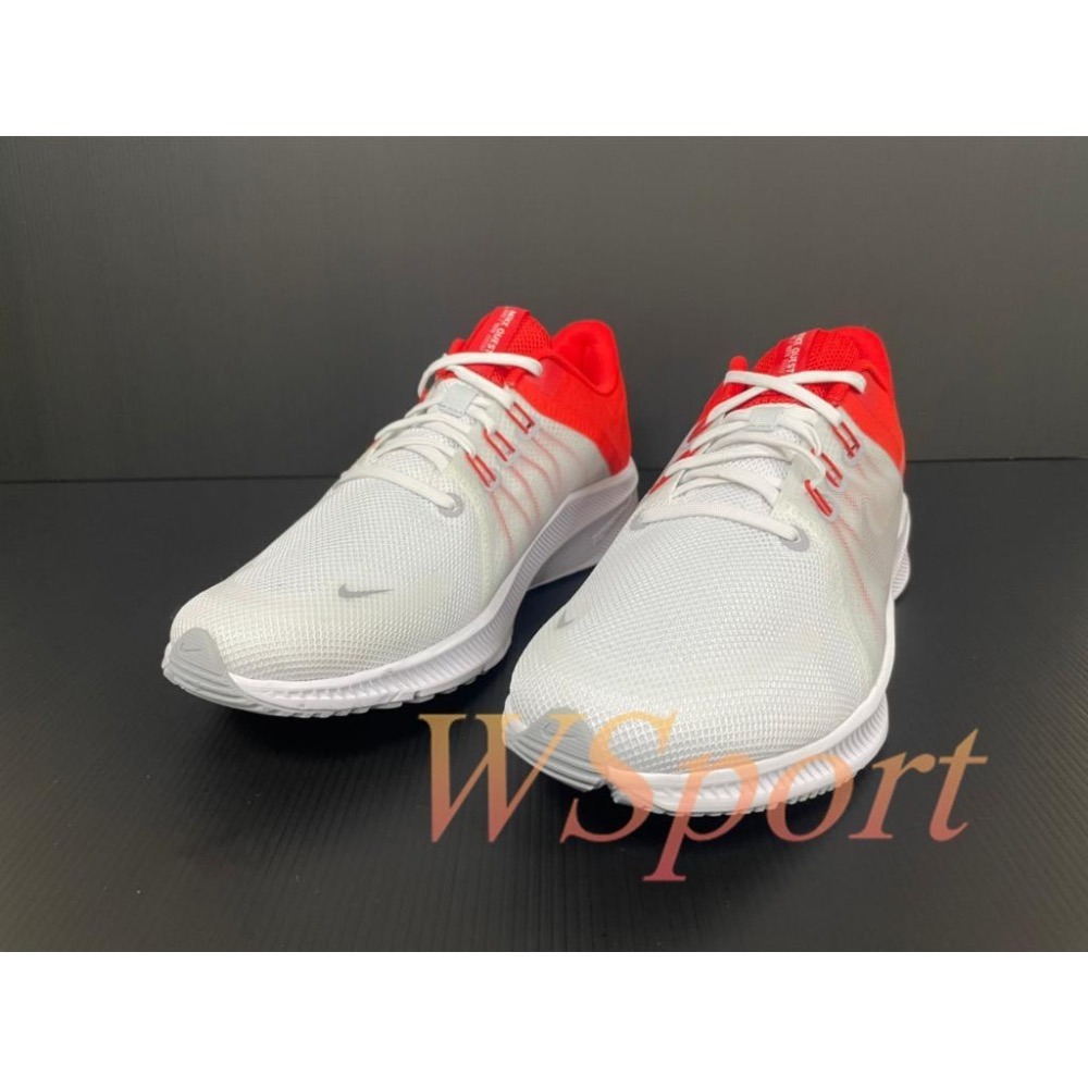 【WS】NIKE QUEST4 男鞋 灰橘 透氣 運動 跑步 慢跑鞋 DA1105-100-細節圖2