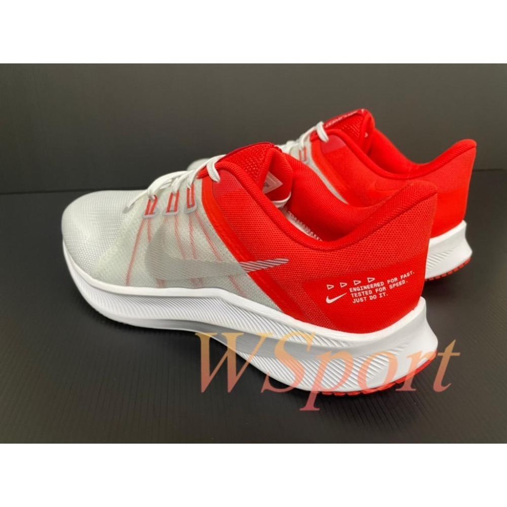 【WS】NIKE QUEST4 男鞋 灰橘 透氣 運動 跑步 慢跑鞋 DA1105-100-細節圖5