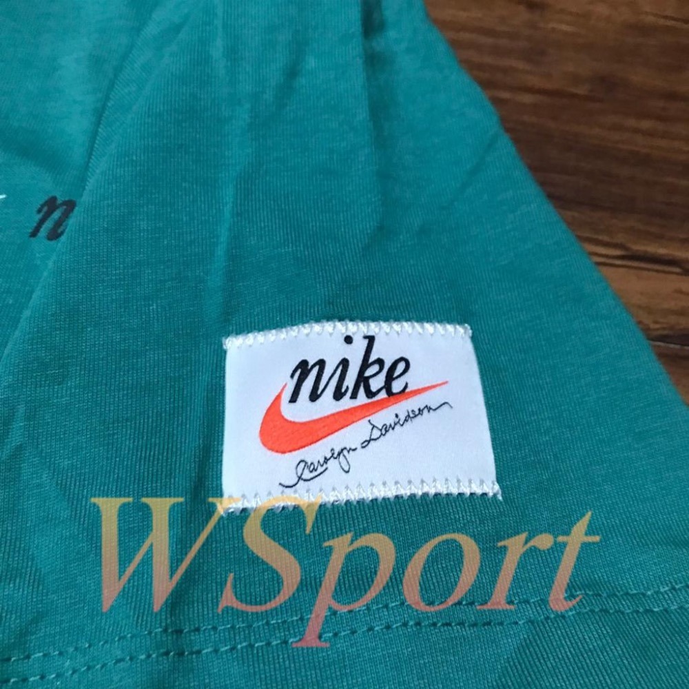 【WS】NIKE NSW BF SWOOSH 女款 刺繡 草寫 LOGO 運動 休閒 短袖 短T DJ1839-350-細節圖5