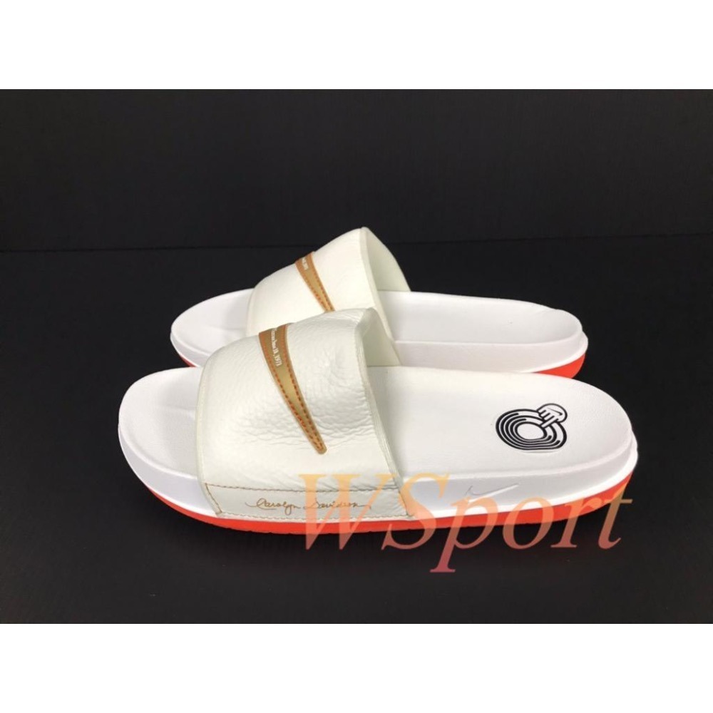 【WS】NIKE OFFCOURT SLIDE 女款 白金 拖鞋 立體LOGO DH8082-100-細節圖2