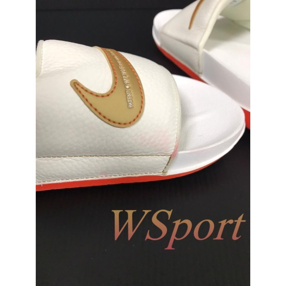 【WS】NIKE OFFCOURT SLIDE 女款 白金 拖鞋 立體LOGO DH8082-100-細節圖4