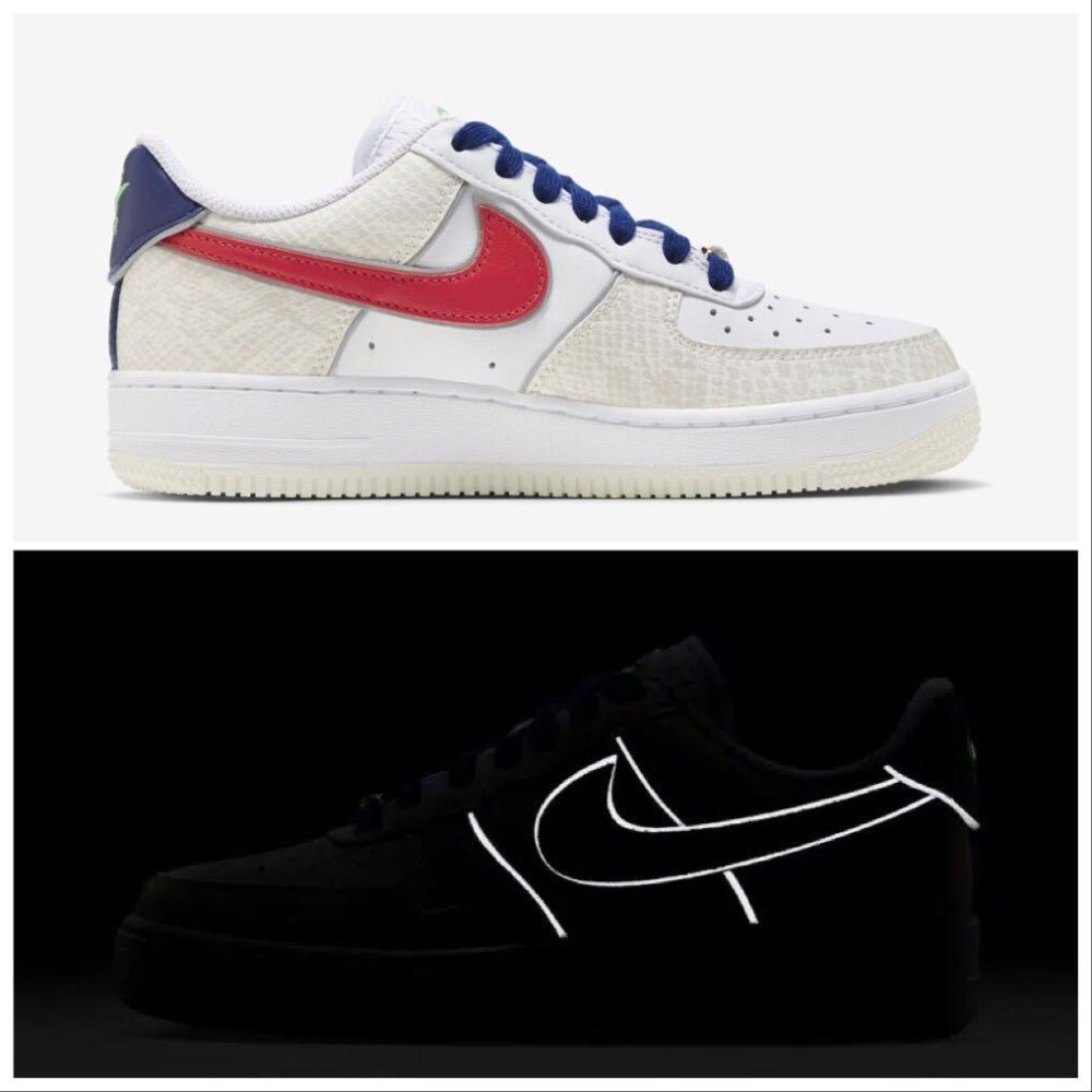 【WS】NIKE W AIR FORCE 1 PRM 白色 女款 復古 低筒 運動 休閒 板鞋 DV1493-161-細節圖4