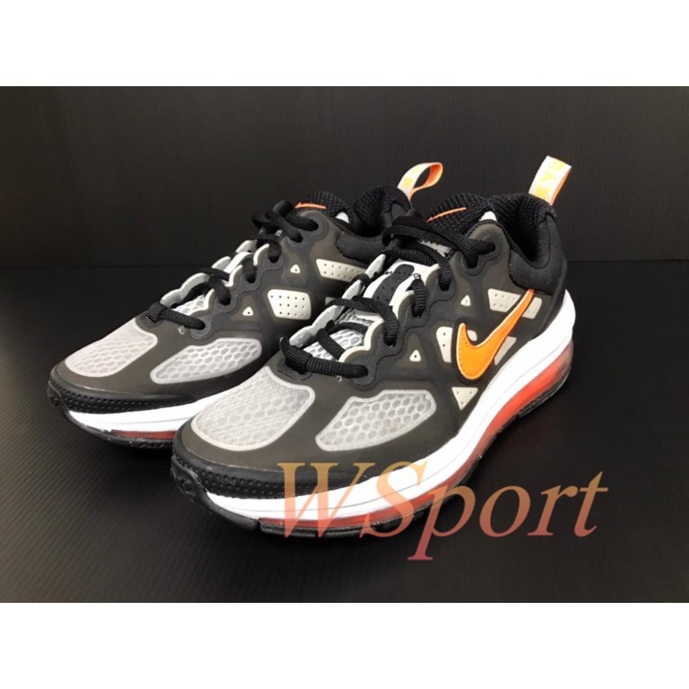 【WS】 NIKE AIR MAX GENOME (GS) 童鞋 黑橘 運動 緩震 大氣墊 休閒鞋 CZ4652-002-細節圖3