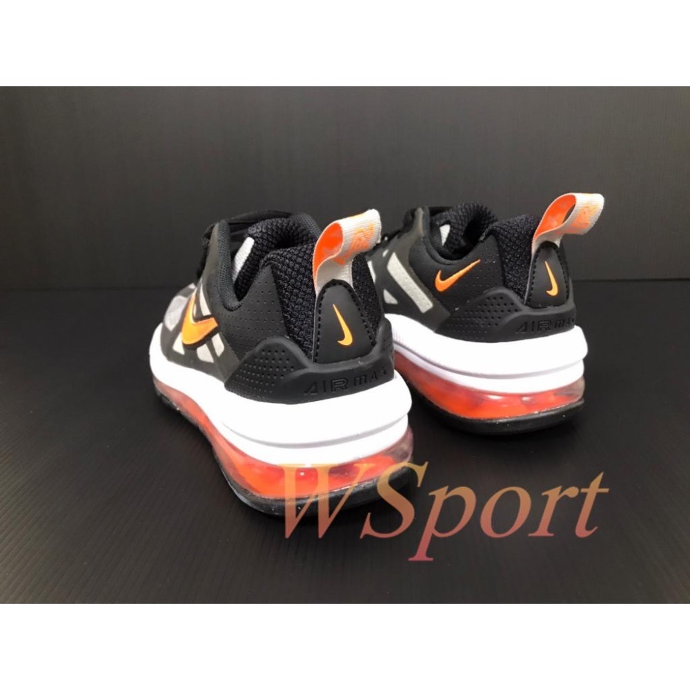 【WS】 NIKE AIR MAX GENOME (GS) 童鞋 黑橘 運動 緩震 大氣墊 休閒鞋 CZ4652-002-細節圖4