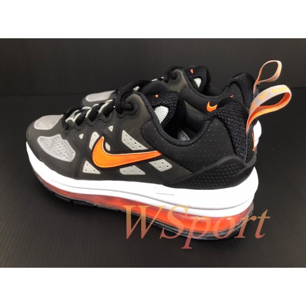 【WS】 NIKE AIR MAX GENOME (GS) 童鞋 黑橘 運動 緩震 大氣墊 休閒鞋 CZ4652-002-細節圖5