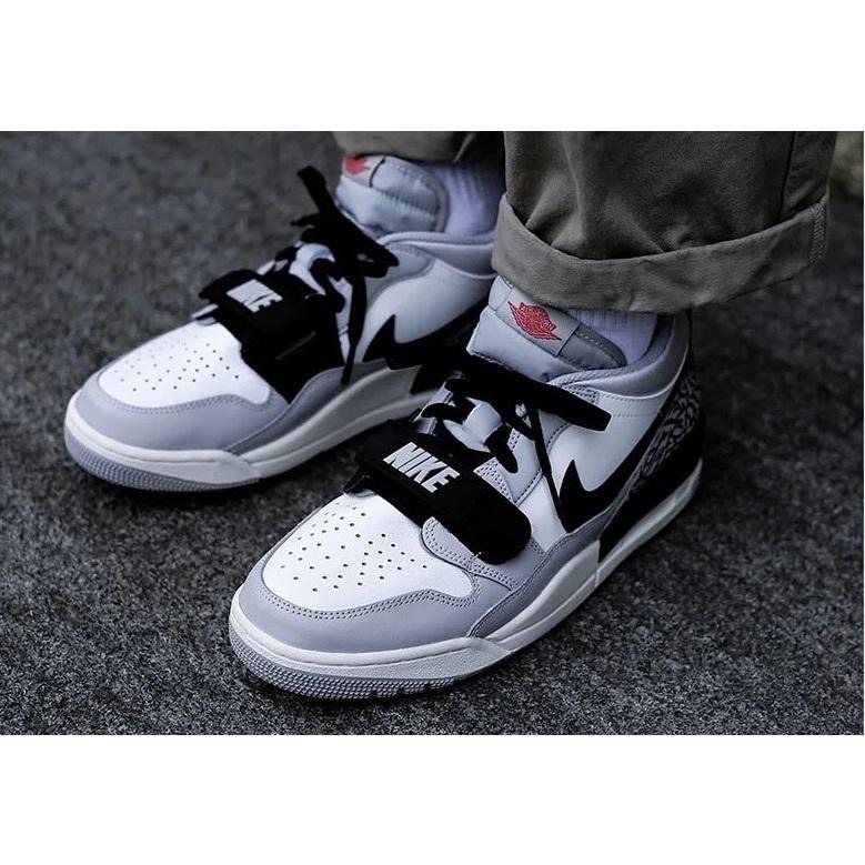 【WS】NIKE AIR JORDAN LEGACY 312 LOW 白黑 水泥灰 爆裂紋 男 CD7069-101-細節圖2