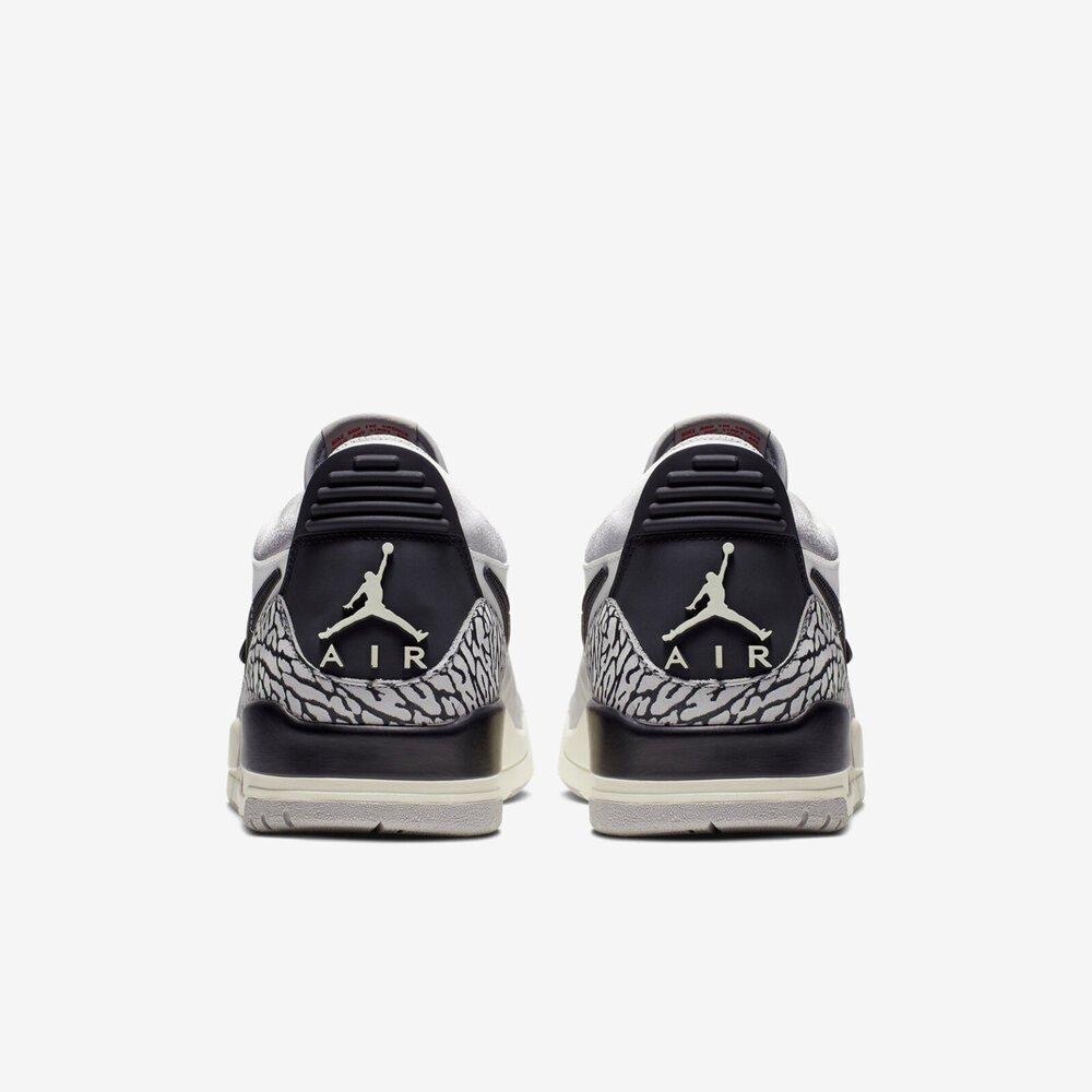 【WS】NIKE AIR JORDAN LEGACY 312 LOW 白黑 水泥灰 爆裂紋 男 CD7069-101-細節圖6