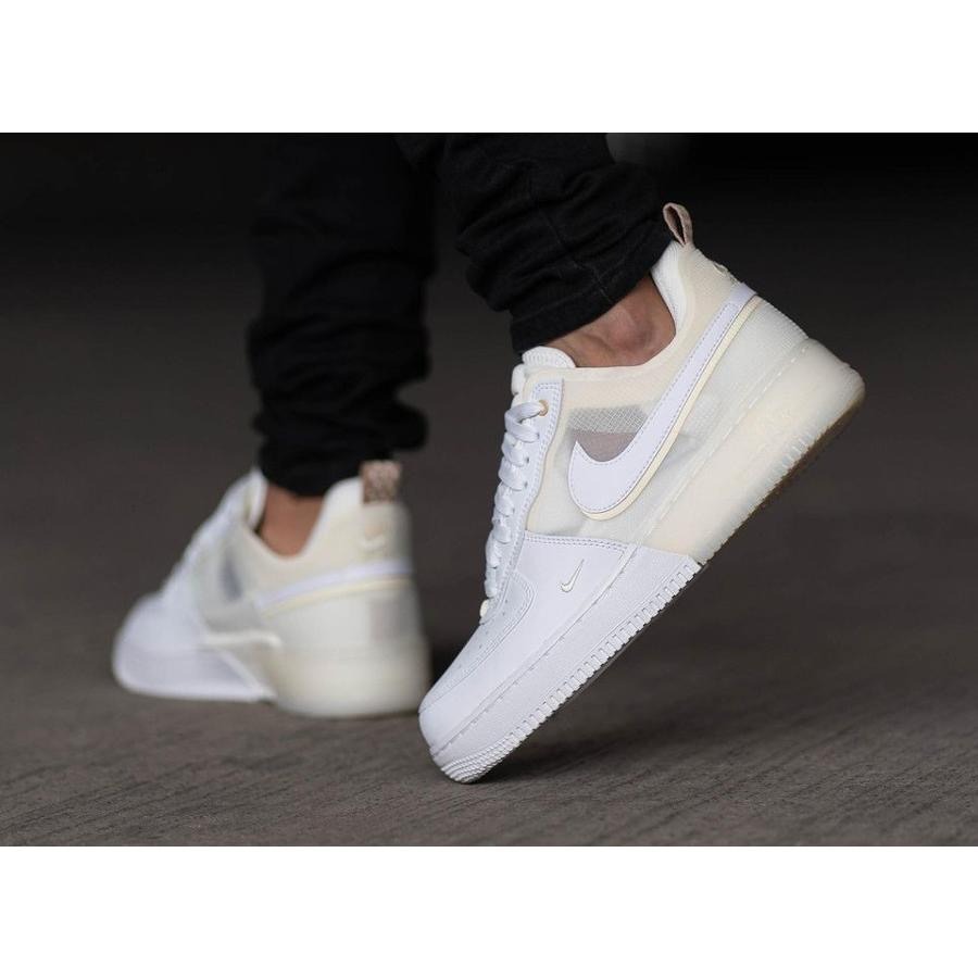 【WS】NIKE AIR FORCE 1 REACT AF1 拼接 解構 低筒 運動 休閒 板鞋 DH7615-100-細節圖2