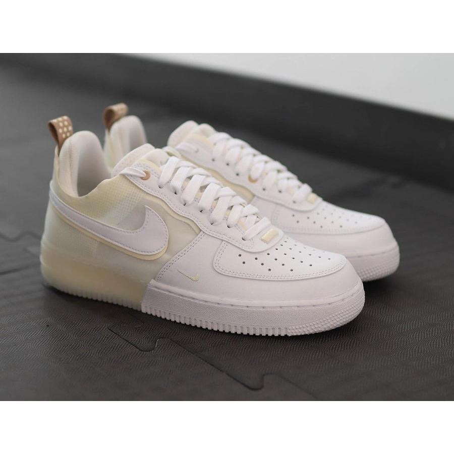 【WS】NIKE AIR FORCE 1 REACT AF1 拼接 解構 低筒 運動 休閒 板鞋 DH7615-100-細節圖5