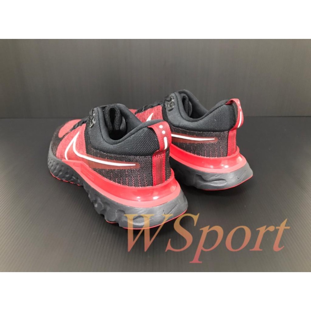 【WS】NIKE REACT INFINITY RUN FK 2 男 黑紅  襪套 跑步 慢跑鞋 CT2357-006-細節圖5