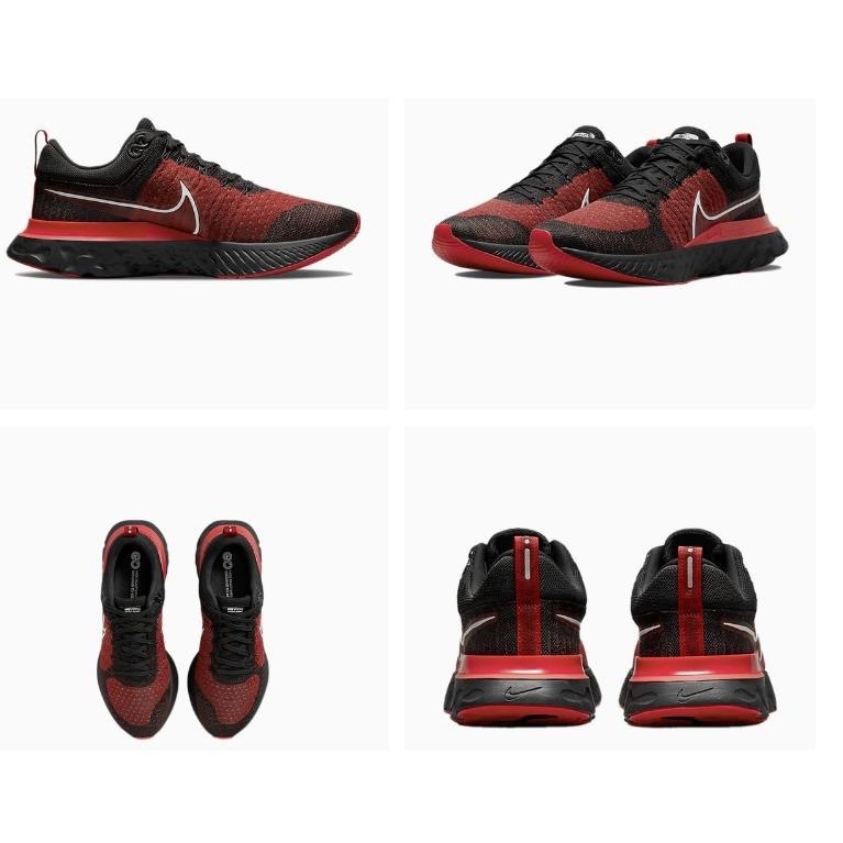 【WS】NIKE REACT INFINITY RUN FK 2 男 黑紅  襪套 跑步 慢跑鞋 CT2357-006-細節圖9