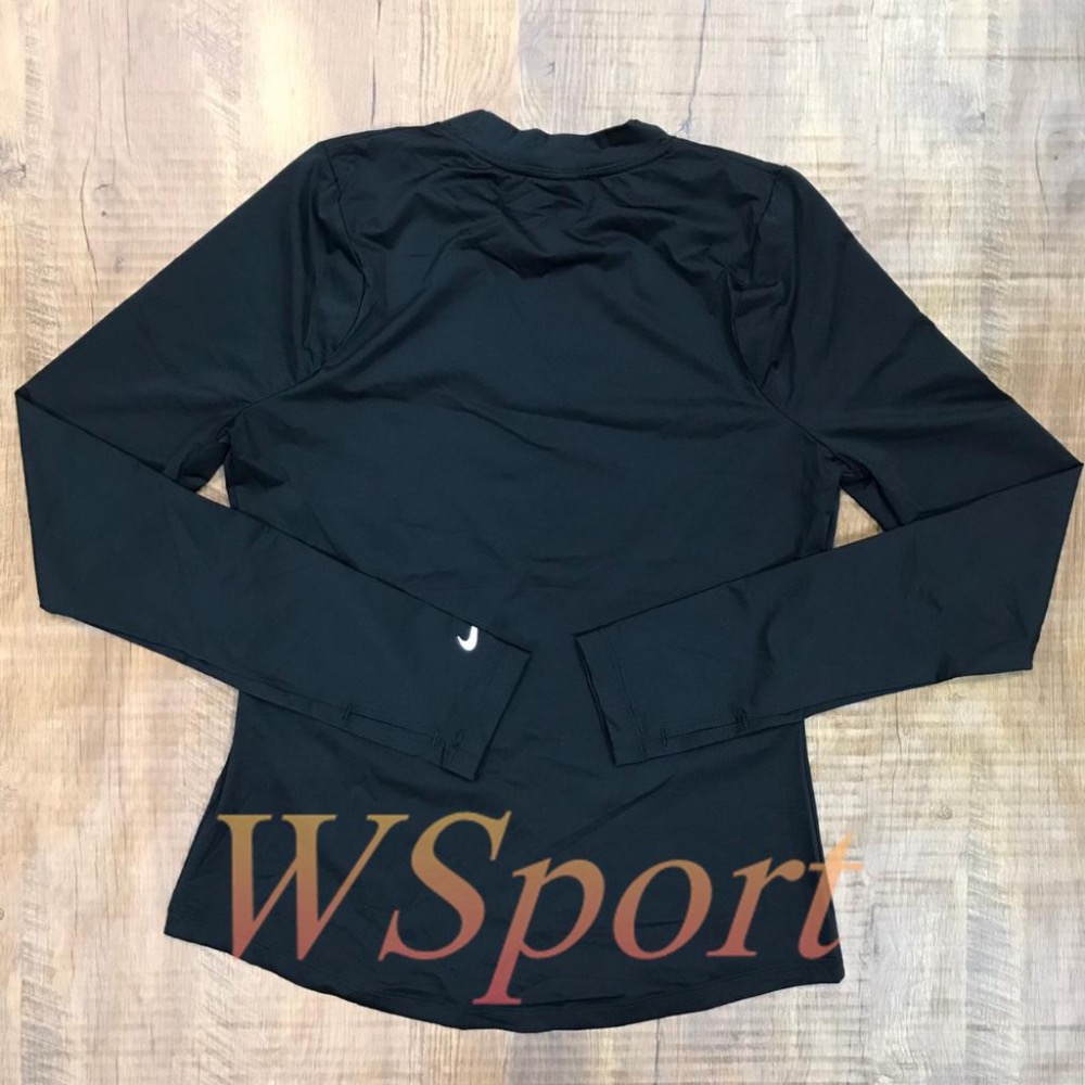 【WS】NIKE GOLF 女款 黑 運動 高爾夫 抗UV 排汗 緊身 上衣 長袖 T恤 DA3174-010-細節圖6