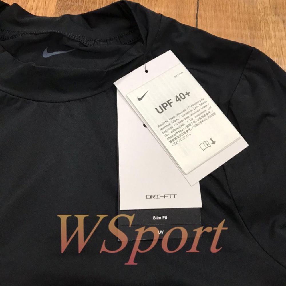 【WS】NIKE GOLF 女款 黑 運動 高爾夫 抗UV 排汗 緊身 上衣 長袖 T恤 DA3174-010-細節圖7