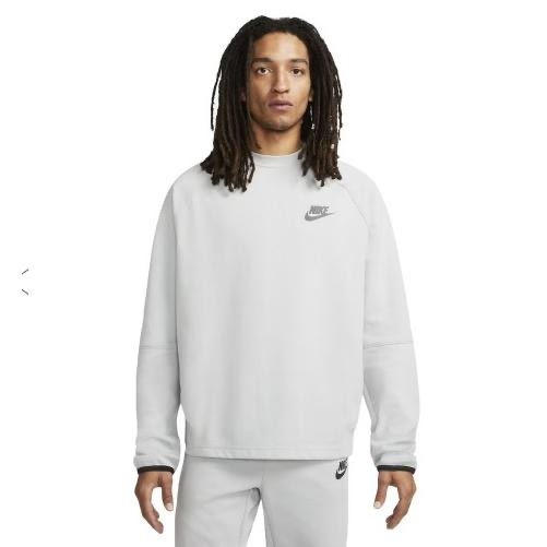 【WS】NIKE NSW TEE 灰 男衣 基本款 運動 休閒 拼接 復古 上衣 大學T DD5258-077-細節圖2