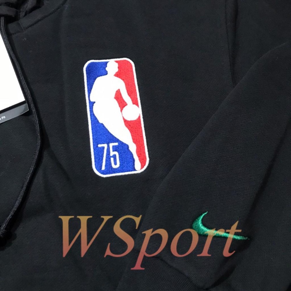 【WS】NIKE NBA BOSTON CELTICS HOODIE 運動 休閒 長袖 籃球 帽T DB2183-010-細節圖6