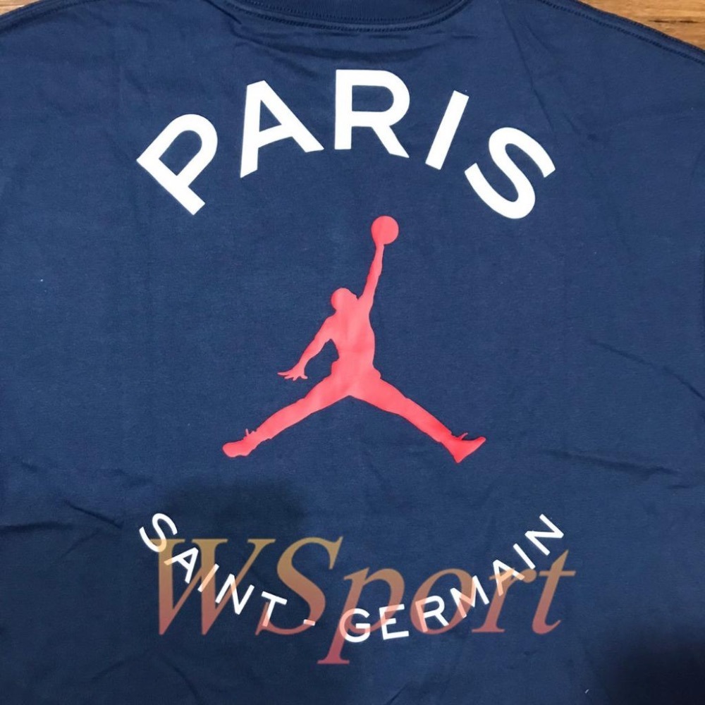 【WS】NIKE AIR JORDAN PARIS 女 巴黎聖日耳曼 短袖 上衣 休閒 短T T恤 DC0458-410-細節圖11