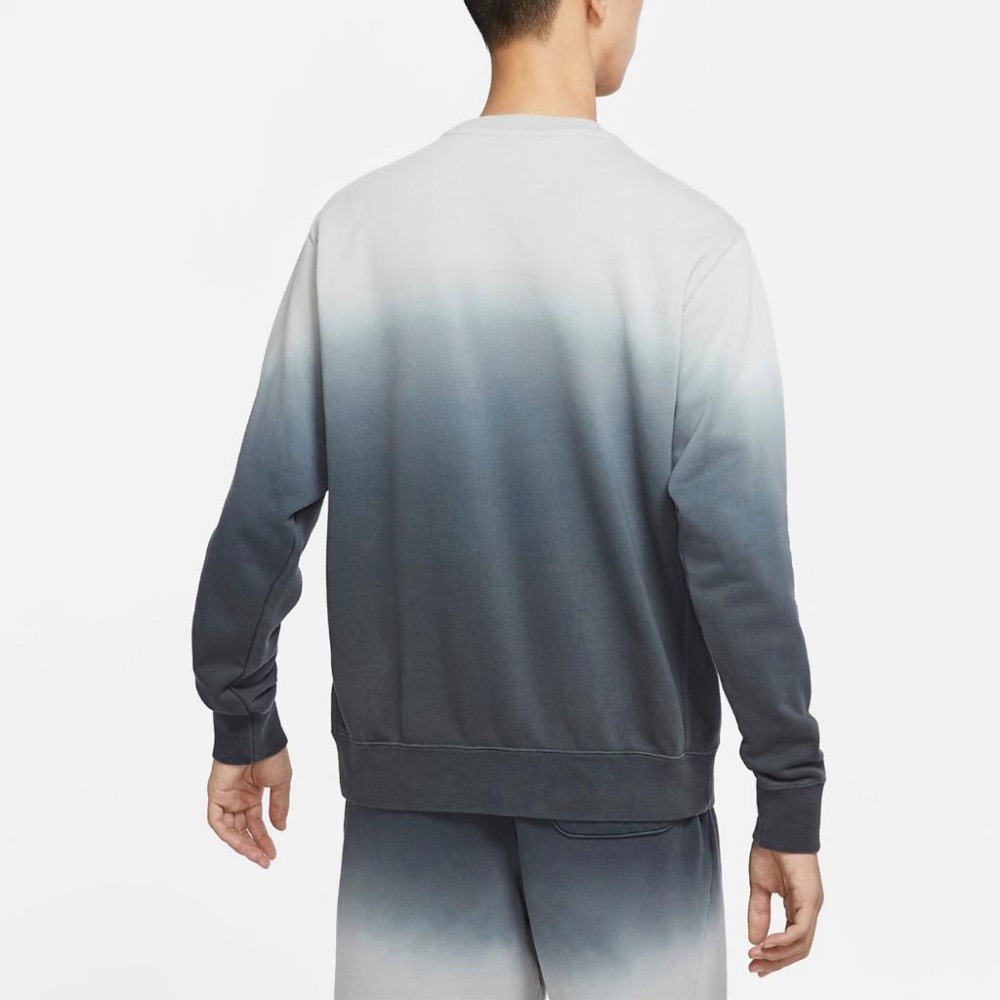 【WS】NIKE NSW CLUB CREW DIP DYE 男 刺繡 漸層 長袖 上衣 大學T DQ4628-070-細節圖2