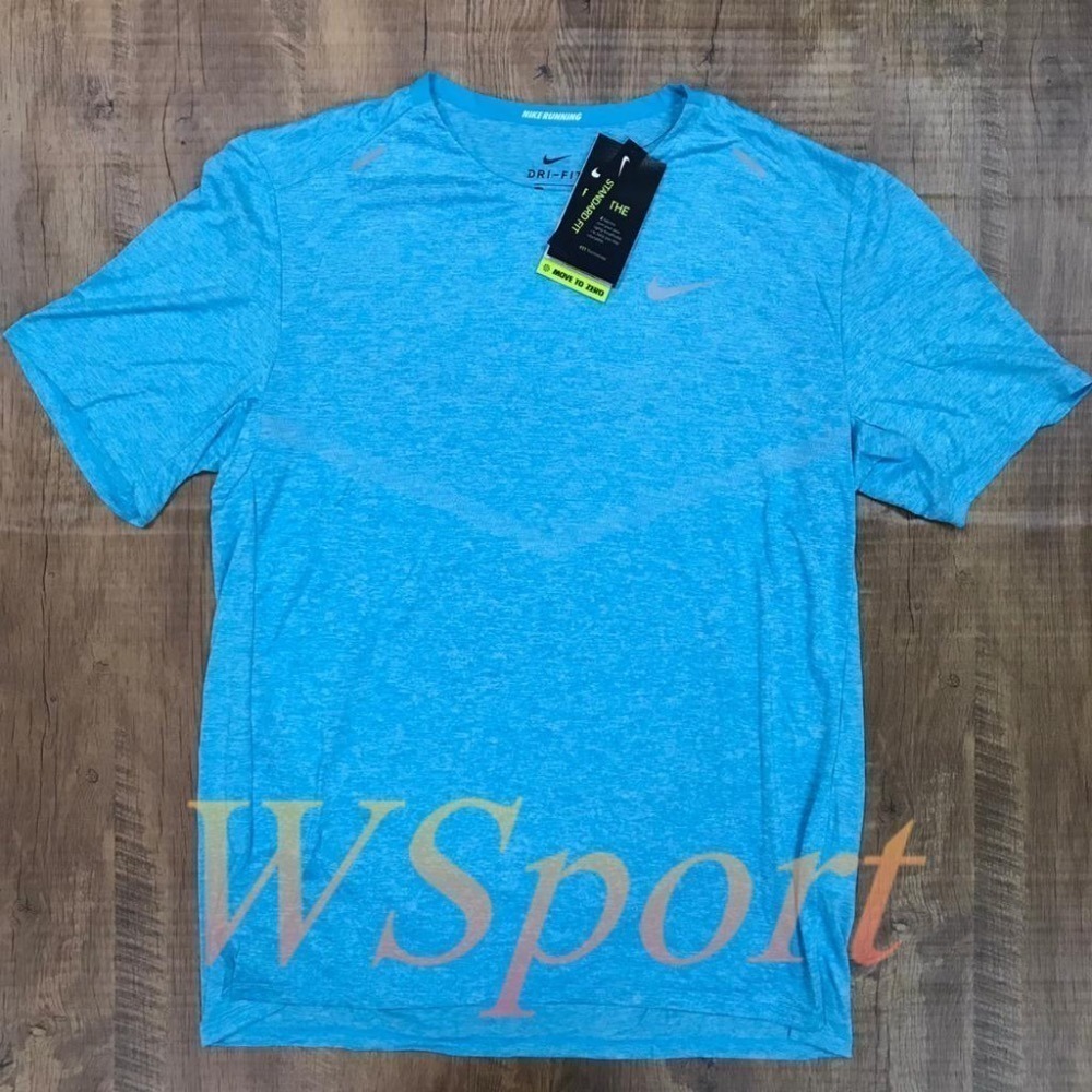 【WS】NIKE DF RISE 365 SS 男款 跑步 訓練 健身 運動 上衣 藍色 CZ9185-447-細節圖4