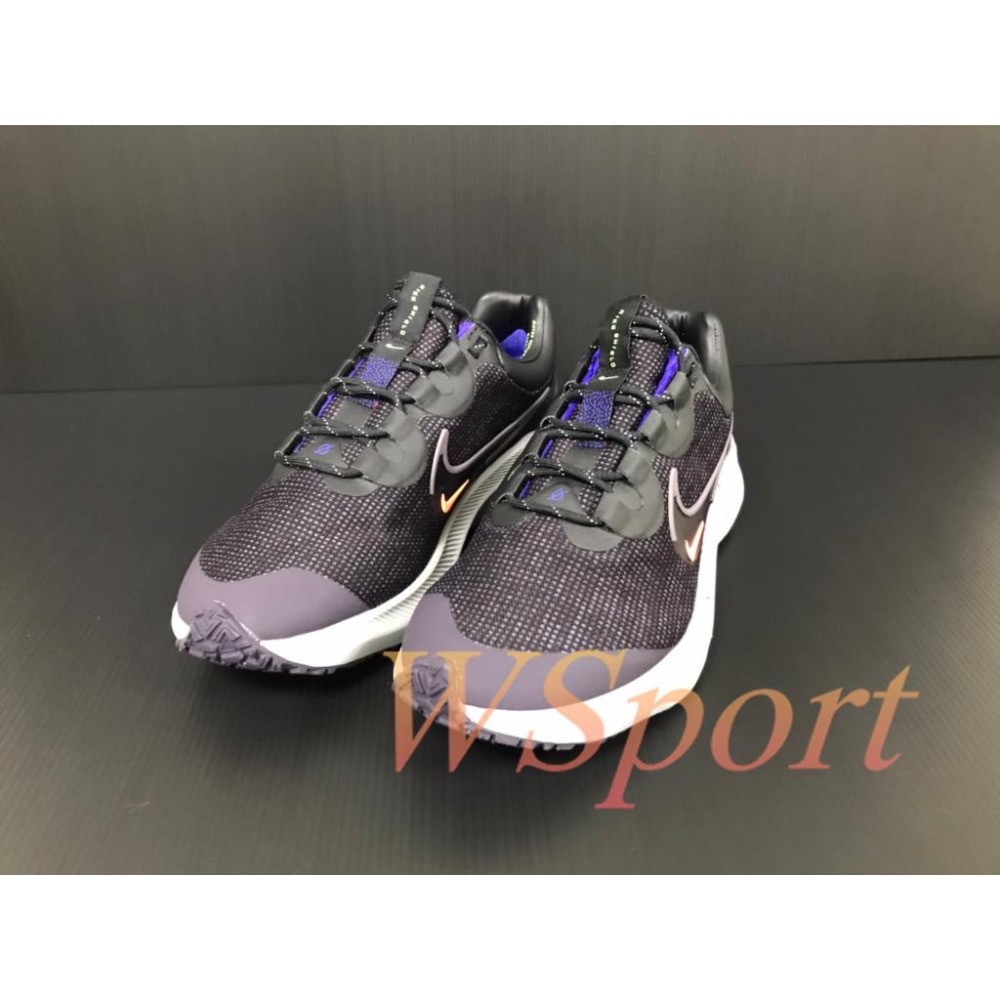 【WS】NIKE W WINFLO 8 SHIELD 女鞋 黑紫 防潑水 運動 跑步 慢跑鞋 DC3730-002-細節圖2
