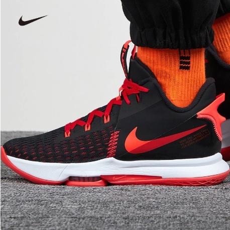 【WS】NIKE ZOOM LEBRON WITENSS 5 黑紅 LBJ 小皇帝 籃球鞋 CQ9381-005-細節圖3