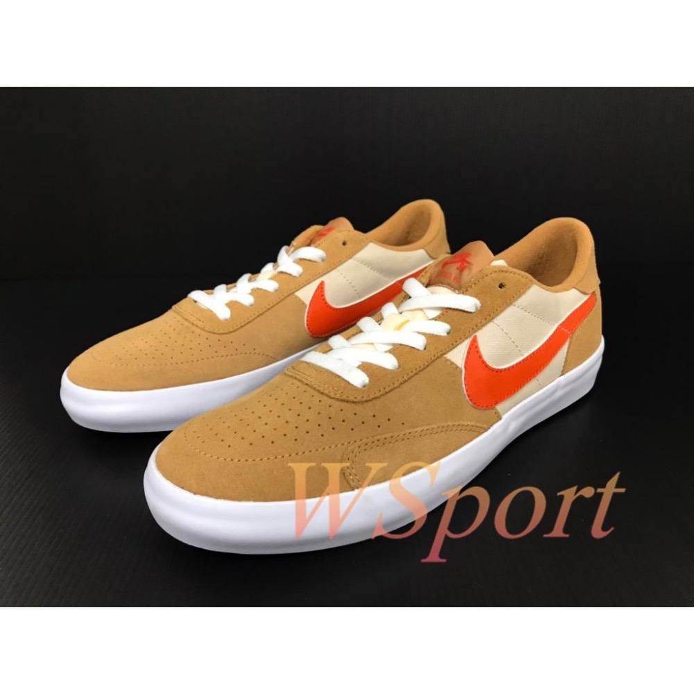 【WS】NIKE SB HERITAGE VULC 男款 棕 運動 復古 休閒 滑板鞋 休閒鞋 CD5010-201-細節圖3