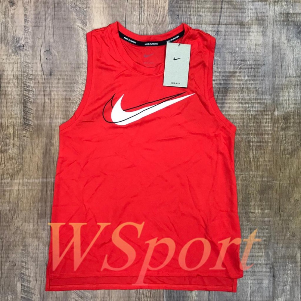 【WS】NIKE W SWOOSH RUN 女款 紅色 無袖 運動 跑步 反光 背心 DD4911-673-細節圖5