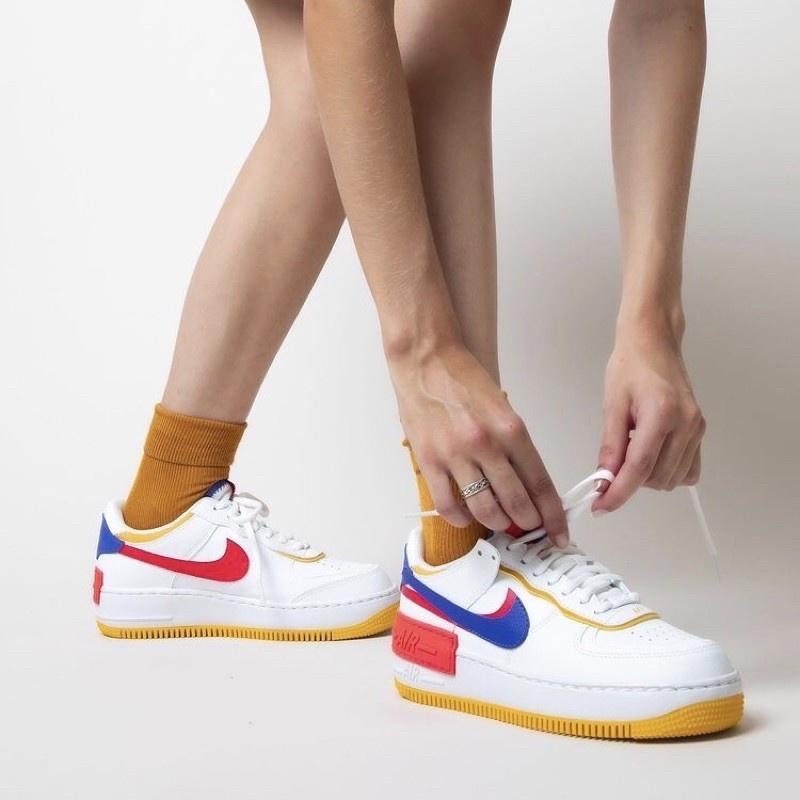 【WS】NIKE W AIR FORCE 1 SHADOW 女款 增高 厚底 馬卡龍 休閒鞋 CI0919-105-細節圖3