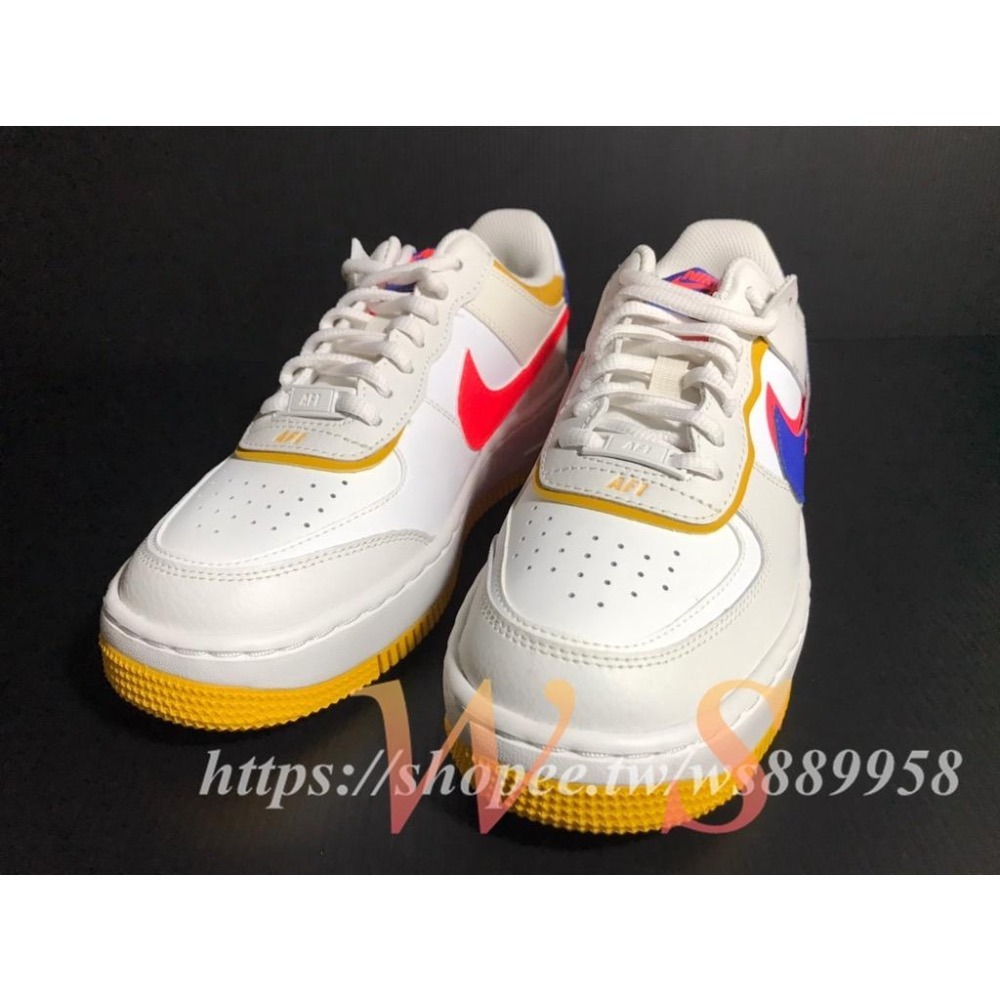 【WS】NIKE W AIR FORCE 1 SHADOW 女款 增高 厚底 馬卡龍 休閒鞋 CI0919-105-細節圖5