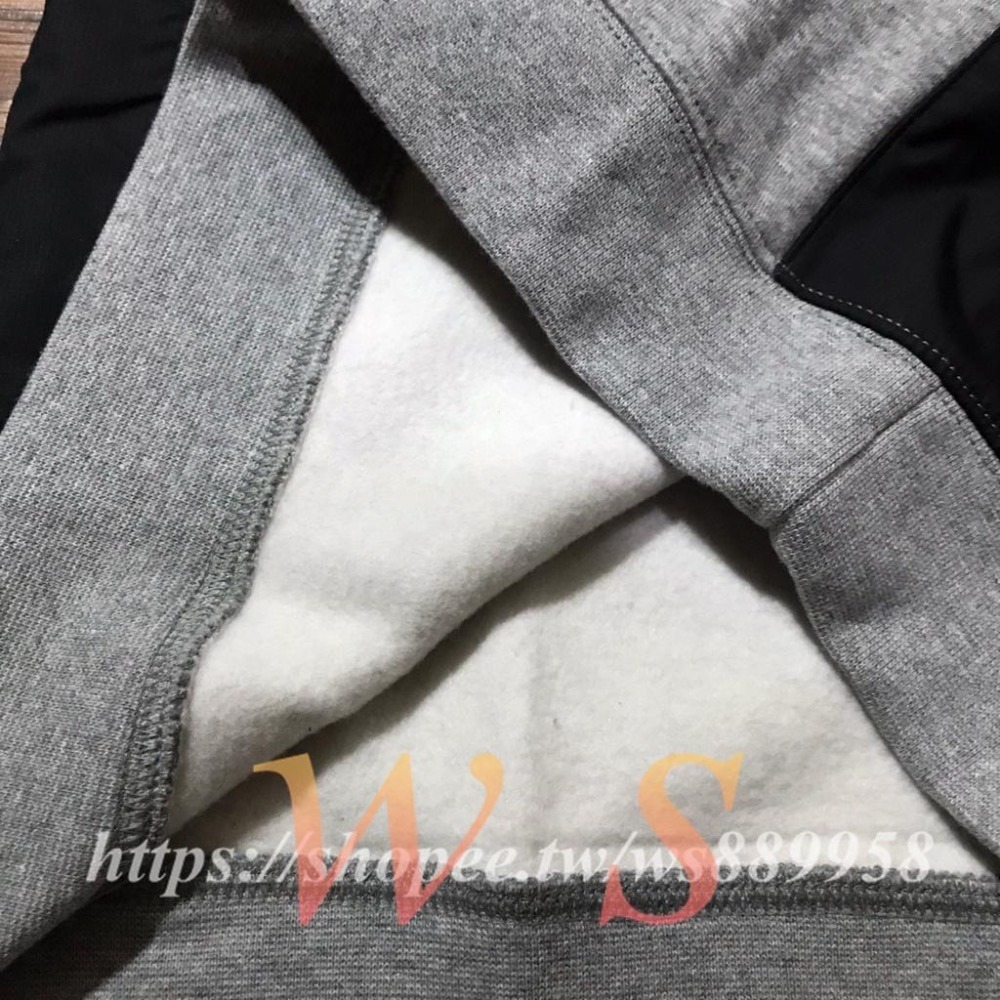 【WS】NIKE B NSW AIR LS CREW 灰 基本款 長袖 加絨 大學T 童裝 CU9210-063-細節圖6