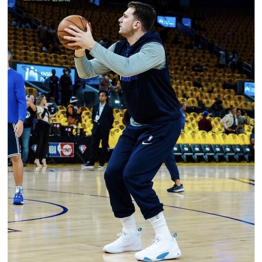 【WS】NIKE AIR JORDAN LUKA1 PF 白 藍 Luka Dončić 籃球鞋 DN1771-104-細節圖5