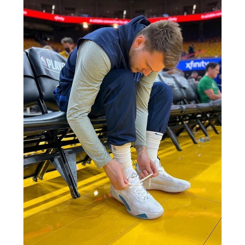 【WS】NIKE AIR JORDAN LUKA1 PF 白 藍 Luka Dončić 籃球鞋 DN1771-104-細節圖6