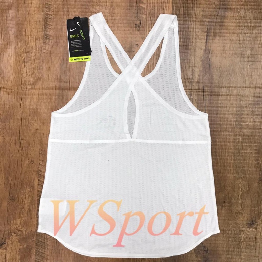 【WS】NIKE BREATHE DRY 女款 運動 跑步 健身 休閒 無袖 背心 白CZ9609-100 紫597-細節圖4