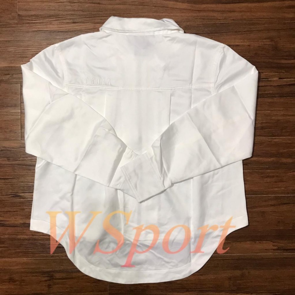 【WS】NIKE JORDAN CLASSICS 白 女款 復古 運動 休閒 襯衫 夾克 外套 DD7084-100-細節圖9