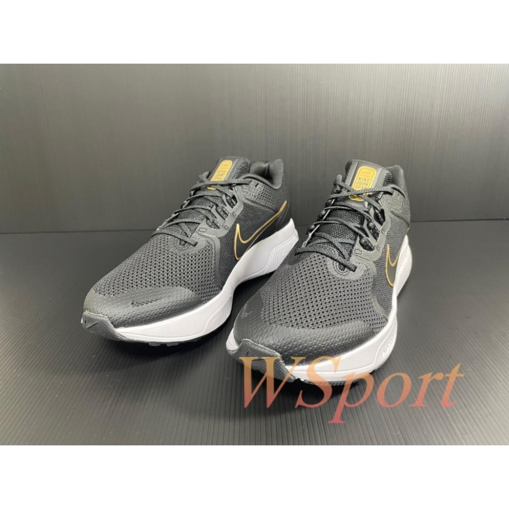 【WS】NIKE ZOOM SPAN 4 男鞋 黑金 運動 緩震 健身 慢跑 跑步鞋 DC8996-009-細節圖2