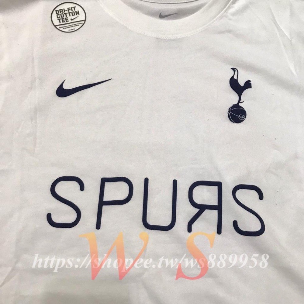 【WS】NIKE FCB DRY 英超 SPURS 男款 熱刺 運動 足球 短T T恤 CD1239-100-細節圖3